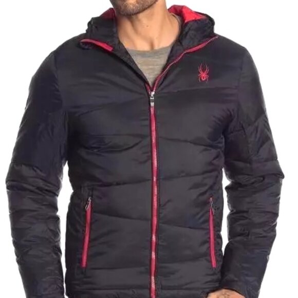 SPYDER NEXUS MEN'S JACKET PUFFER BLACK ㄴㅋ-ㅣ - Picture 2 of 10